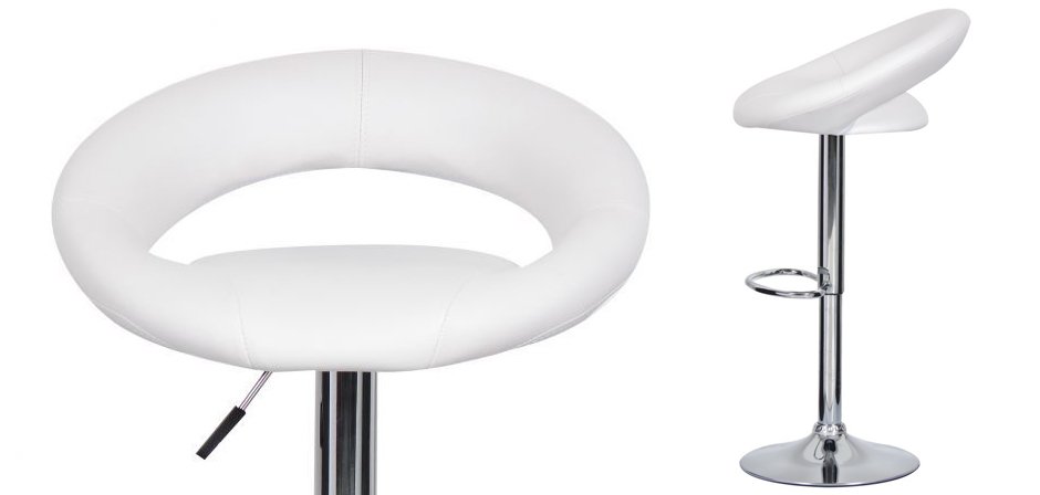 Барный стул Ring Dark White Барный стул Ring Dark White - Loft-Concept в Брянске
