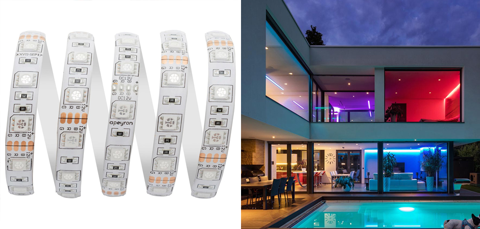 Светодиодная влагозащищенная лента 5М 14,4W/m 60LED/m 5050SMD разноцветная Светодиодная влагозащищенная лента 5М 14,4W/m 60LED/m 5050SMD разноцветная - Loft-Concept в Брянске