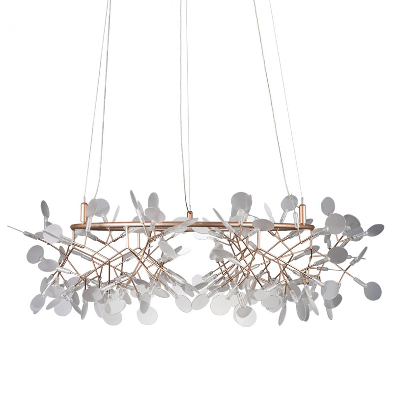 Люстра Heracleum rose gold 100 Розовое золото Белый Люстра Heracleum rose gold 100 Розовое золото Белый в Брянске | Loft Concept