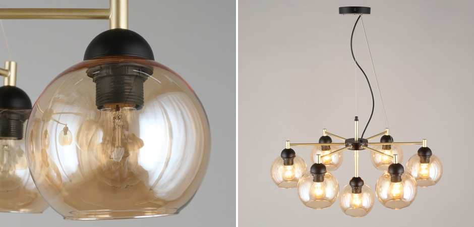 Люстра Smoky Sphere с Дымчатым стеклом - Loft-Concept в Брянске