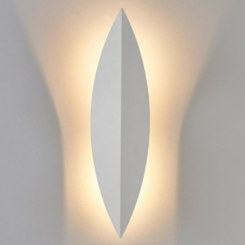 Art Deco Leaf Wall Lamp White Белый Art Deco Leaf Wall Lamp White Белый в Брянске | Loft Concept