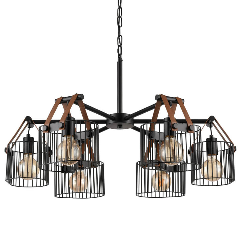 Люстра Cage Wire Color D76 Черный Люстра Cage Wire Color D76 Черный в Брянске | Loft Concept