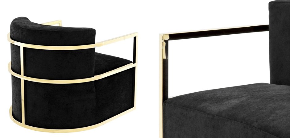 Кресло Eichholtz Chair Emilio Gold Кресло Eichholtz Chair Emilio Gold - Loft-Concept в Брянске