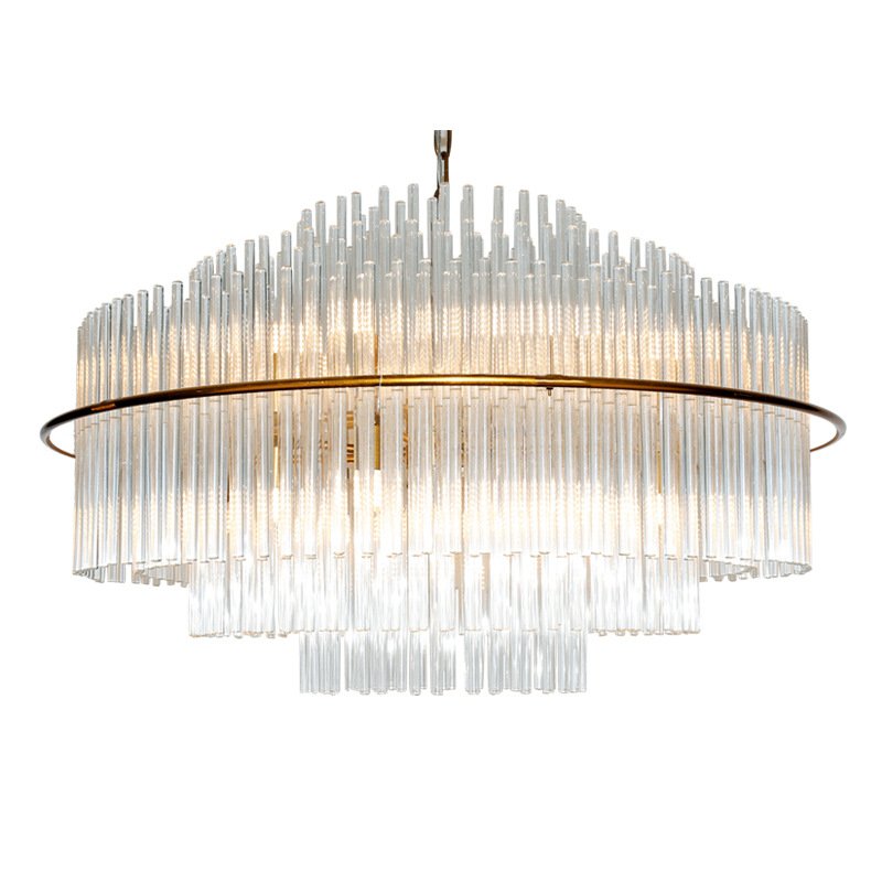 Люстра Nembus KEBO STILL ROUND CHANDELIER Латунь Прозрачный Люстра Nembus KEBO STILL ROUND CHANDELIER Латунь Прозрачный в Брянске | Loft Concept