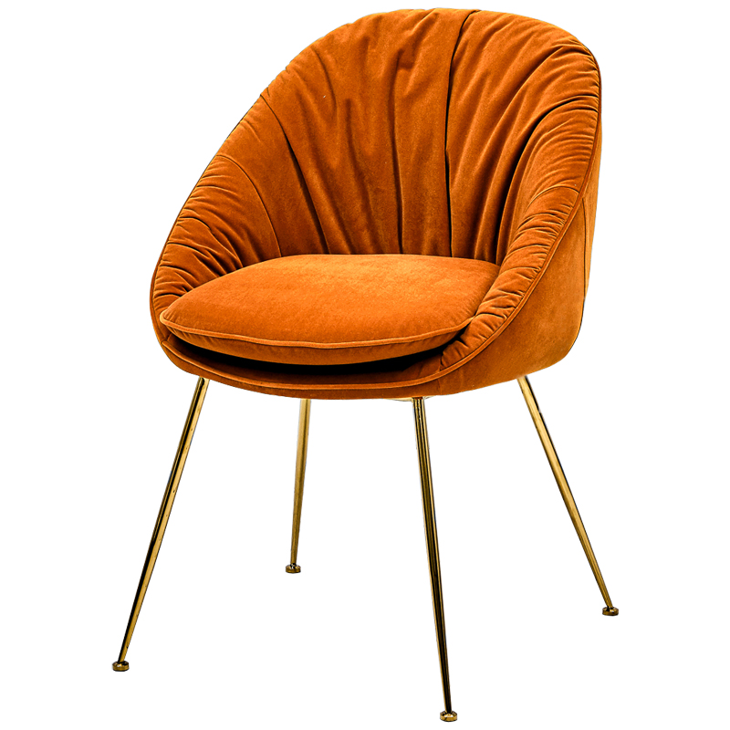 Стул Perrers Stool Orange Оранжевый Глянцевое золото Стул Perrers Stool Orange Оранжевый Глянцевое золото в Брянске | Loft Concept