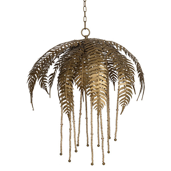 Люстра Thin Palm Chandelier Золотой Люстра Thin Palm Chandelier Золотой в Брянске | Loft Concept