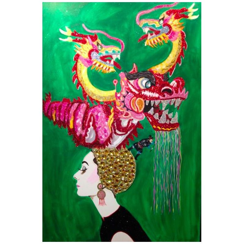 Картина Audrey in a Dragon headdress Мульти в Брянске | Loft Concept 