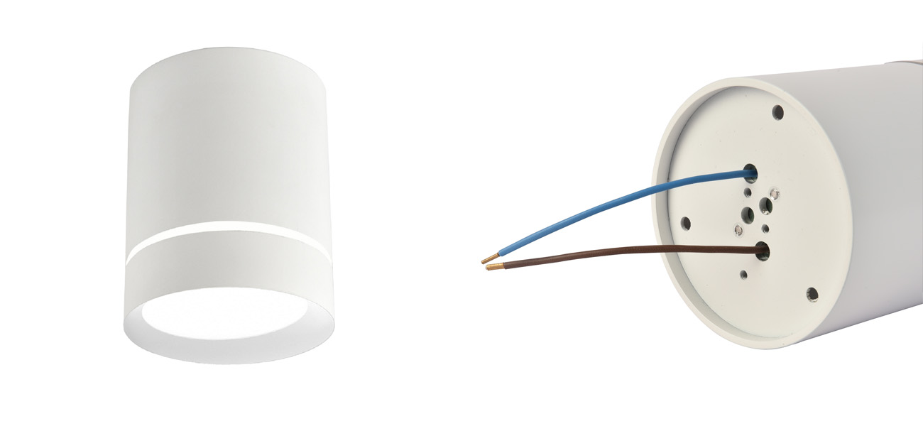 Накладной белый спот Pointo One - фото