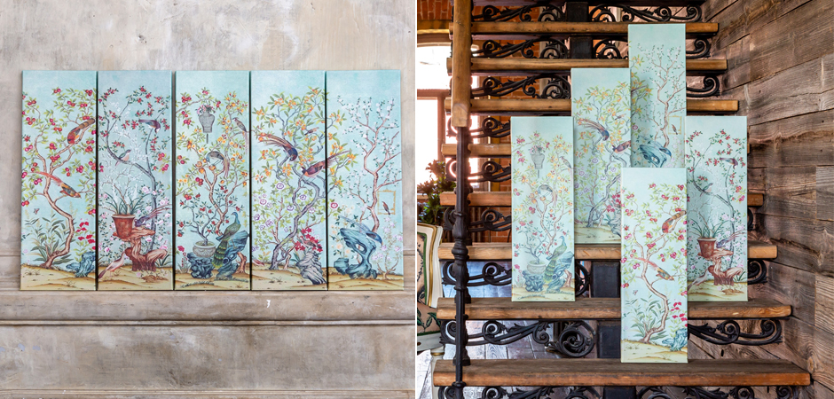 Постер Blue Chinoiserie 1 Постер Blue Chinoiserie 1 - Loft-Concept в Брянске