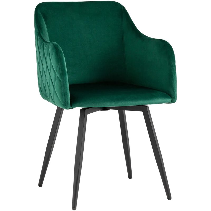 Стул Вращающийся Nika Chair Цвет Изумрудный Зеленый Изумрудный Черный Стул Вращающийся Nika Chair Цвет Изумрудный Зеленый Изумрудный Черный в Брянске | Loft Concept