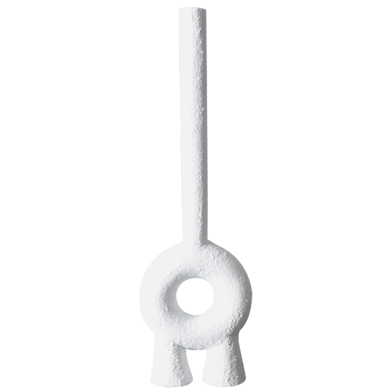 Ваза Long Neck Ceramic Vase by Faina Белый Ваза Long Neck Ceramic Vase by Faina Белый в Брянске | Loft Concept