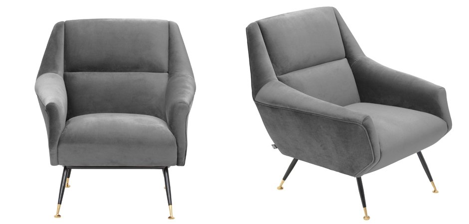 Кресло Eichholtz Chair Exile Grey Кресло Eichholtz Chair Exile Grey - Loft-Concept в Брянске