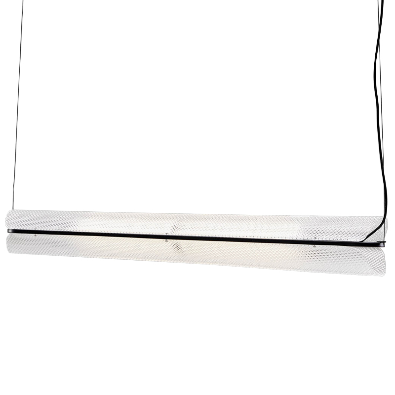 Дизайнерский линейный подвесной светильник VALE SERIES LINEAR HANGING LAMP Прозрачный Черный Дизайнерский линейный подвесной светильник VALE SERIES LINEAR HANGING LAMP Прозрачный Черный в Брянске | Loft Concept