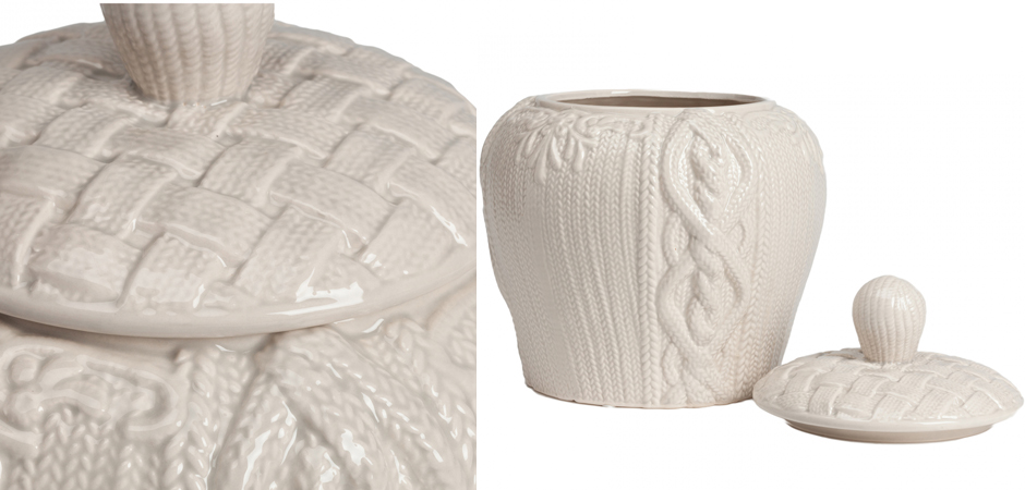 Ваза Knitted Pattern с крышкой Ваза Knitted Pattern с крышкой - Loft-Concept в Брянске