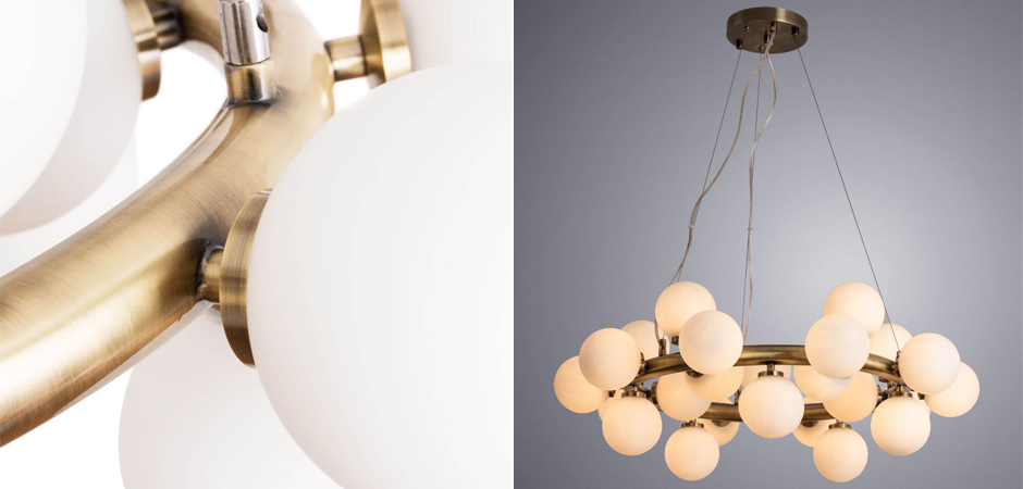 Люстра Bagel Bubble Chandelier 25 Люстра Bagel Bubble Chandelier 25 - Loft-Concept в Брянске