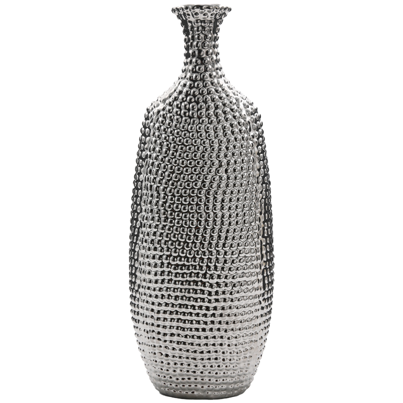 Декоративная ваза Silver Pearle Серебряный Декоративная ваза Silver Pearle Серебряный в Брянске | Loft Concept