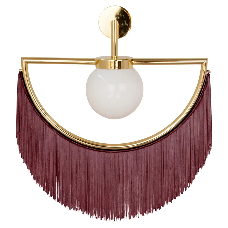 Бра Wink Wall Lamp by Masquespacio for Houtique Wine Бургундский красный Золотой Бра Wink Wall Lamp by Masquespacio for Houtique Wine Бургундский красный Золотой в Брянске | Loft Concept