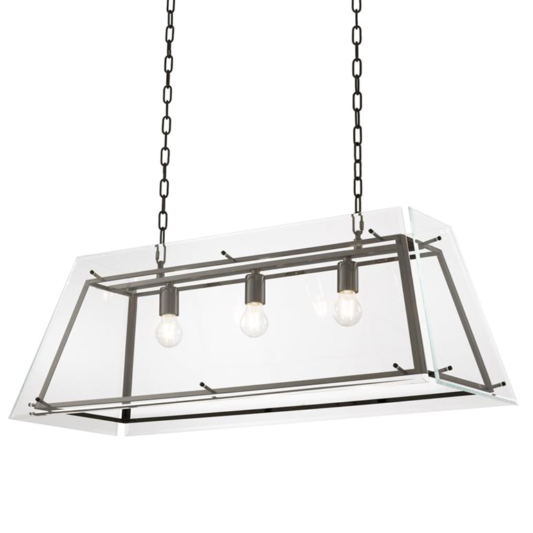 Люстра Chandelier Azure L Bronze Темная бронза Прозрачный (Transparent) Люстра Chandelier Azure L Bronze Темная бронза Прозрачный (Transparent) в Брянске | Loft Concept