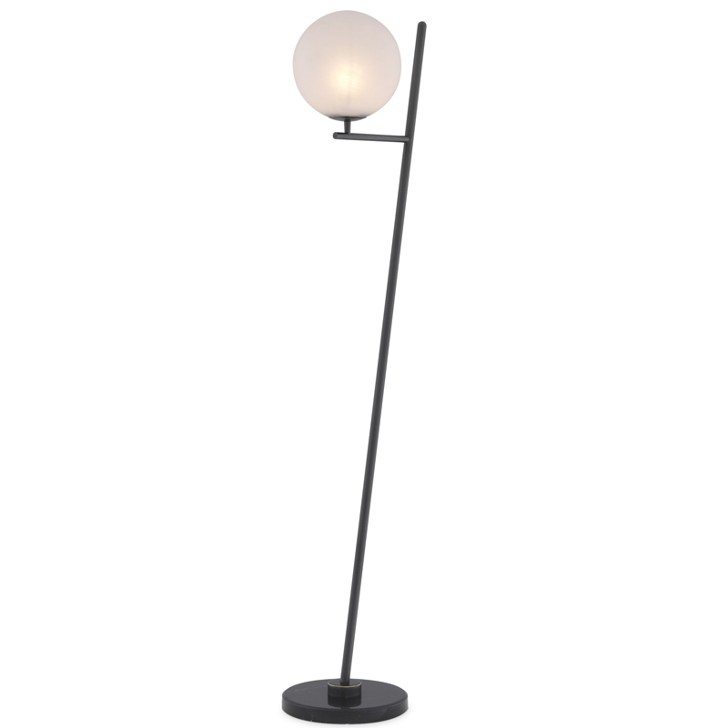 Торшер Eichholtz Floor Lamp Flynn Bronze Темная бронза Белый Черный Мрамор Nero Торшер Eichholtz Floor Lamp Flynn Bronze Темная бронза Белый Черный Мрамор Nero в Брянске | Loft Concept