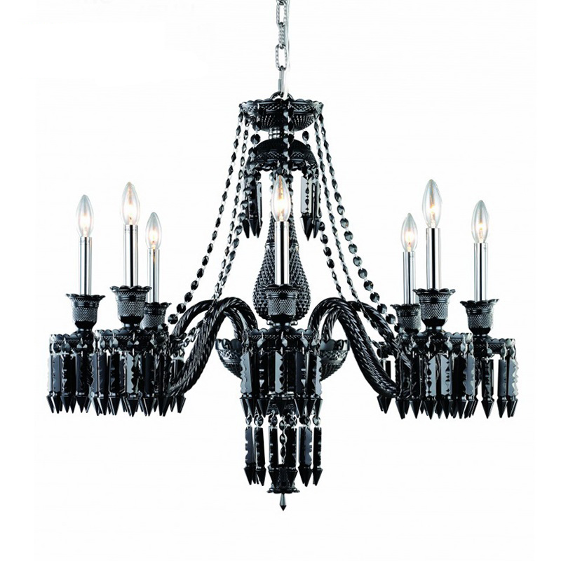 Люстра BACCARAT Zenith Midnight Chandelier 8 Черный в Брянске | Loft Concept 