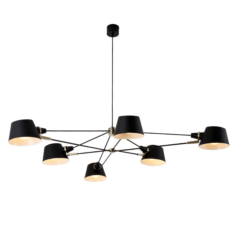 Люстра Brendan Ravenhill Long Pivot Chandelier Черный Люстра Brendan Ravenhill Long Pivot Chandelier Черный в Брянске | Loft Concept