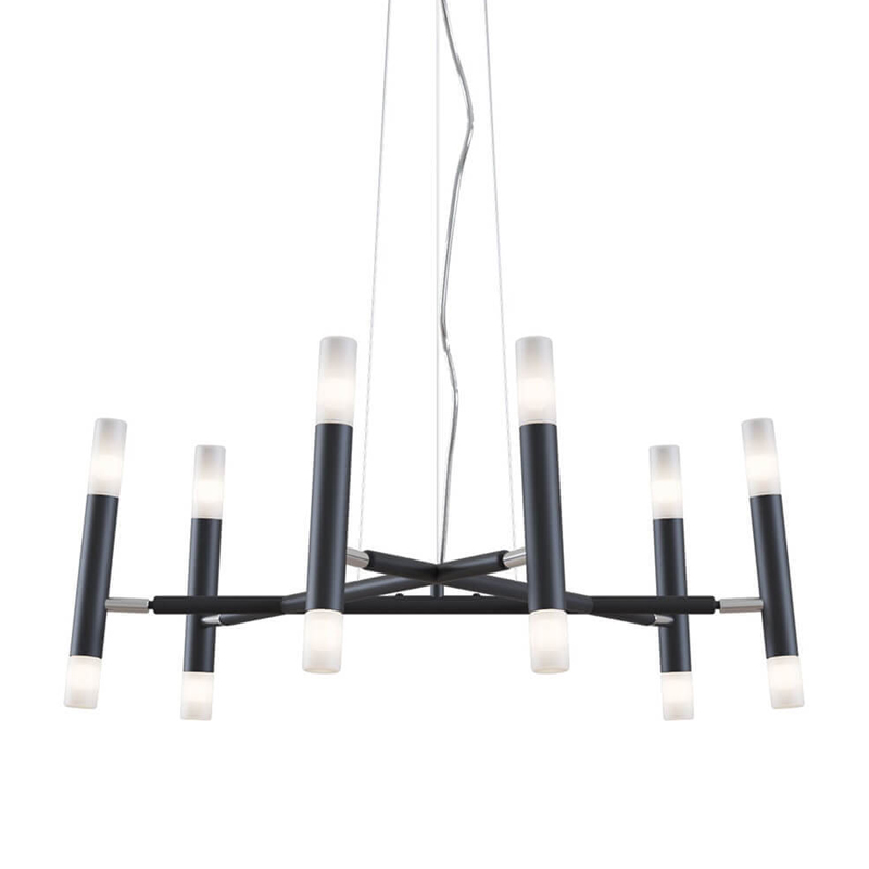 Люстра Arnaut Chandelier 12 Черный Люстра Arnaut Chandelier 12 Черный в Брянске | Loft Concept