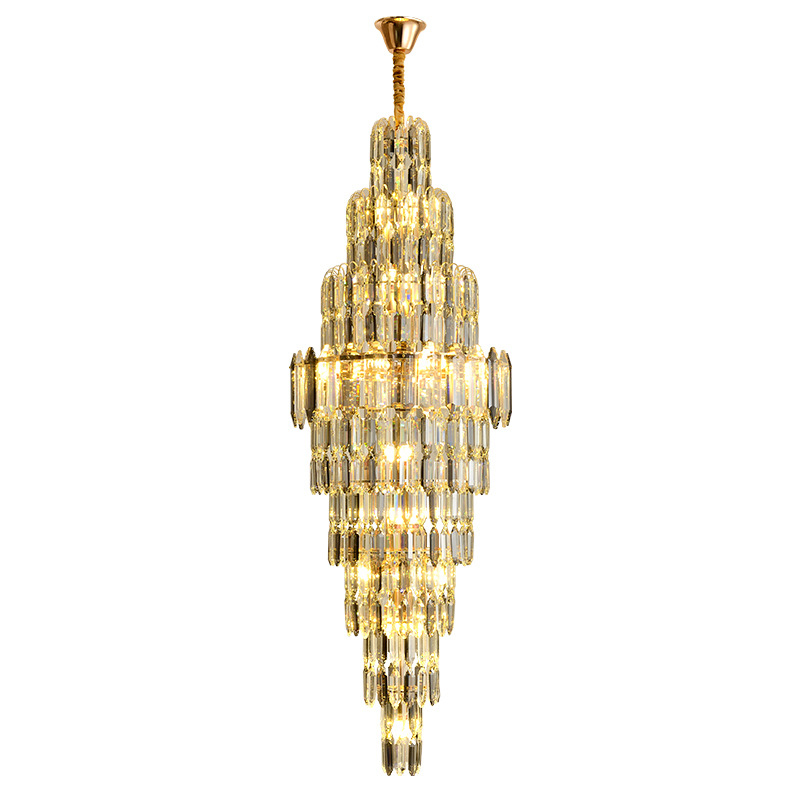 Большая многоярусная люстра Odeon Cascade Chandelier Золотой Прозрачное Стекло Большая многоярусная люстра Odeon Cascade Chandelier Золотой Прозрачное Стекло в Брянске | Loft Concept