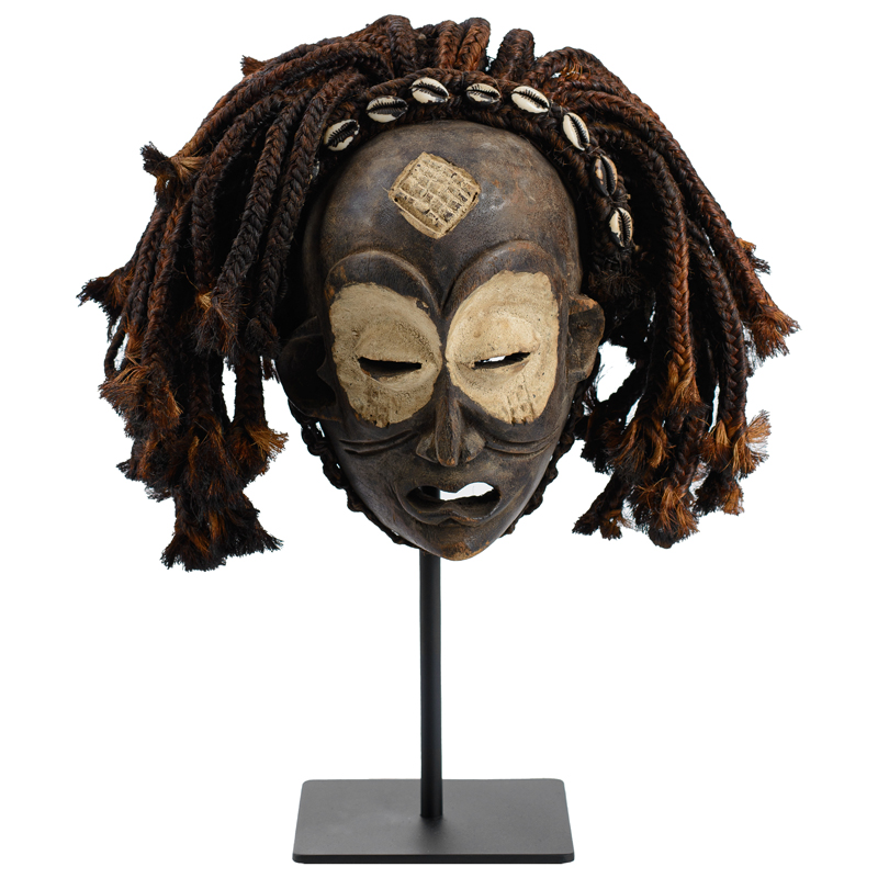 Маска African Mask Shaman Коричневый Черный Маска African Mask Shaman Коричневый Черный в Брянске | Loft Concept