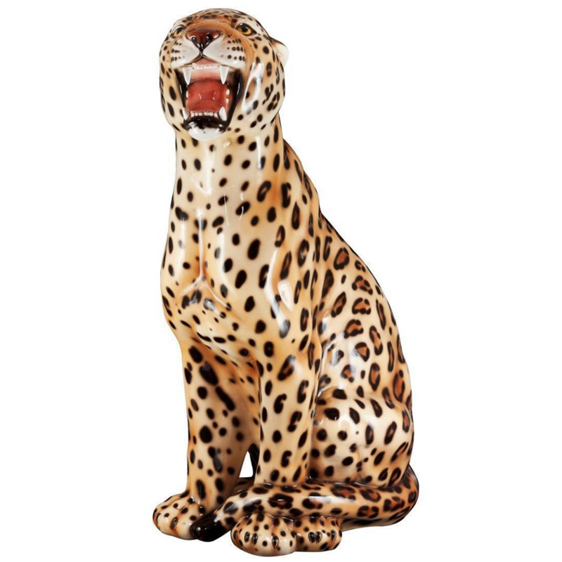 Статуэтка Abhika Leopard Dx Mix Коричневый Бежевый Черный Статуэтка Abhika Leopard Dx Mix Коричневый Бежевый Черный в Брянске | Loft Concept