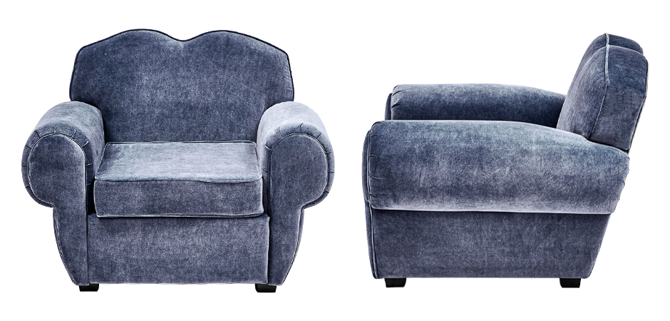 Кресло Braganza Chair Dusty Blueberry Кресло Braganza Chair Dusty Blueberry - Loft-Concept в Брянске