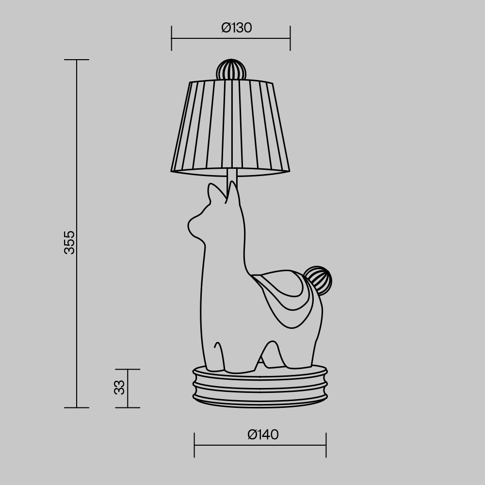 Настольный светильник Senor Alpaca 3000К 7Вт в Брянске