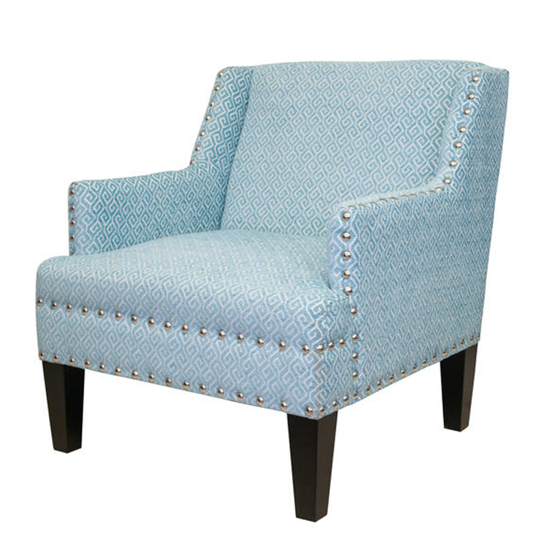 Кресло Fabio Armchair Velour blue Голубой Кресло Fabio Armchair Velour blue Голубой в Брянске | Loft Concept