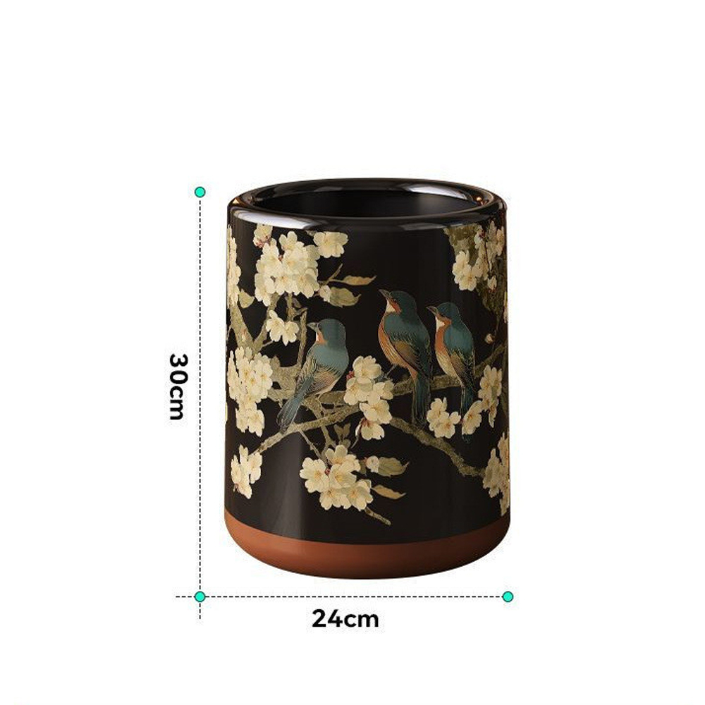 Мусорное ведро в китайском стиле Flower Trash Can Мусорное ведро в китайском стиле Flower Trash Can в Брянске