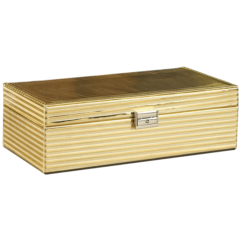 Шкатулка Afira Jewerly Organizer Box Золотой Шкатулка Afira Jewerly Organizer Box Золотой в Брянске | Loft Concept