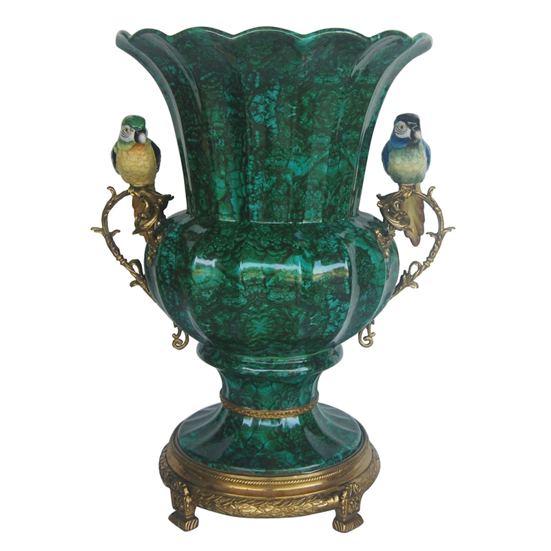 Ваза Joel Malachite Vase Малахит Ваза Joel Malachite Vase Малахит в Брянске | Loft Concept