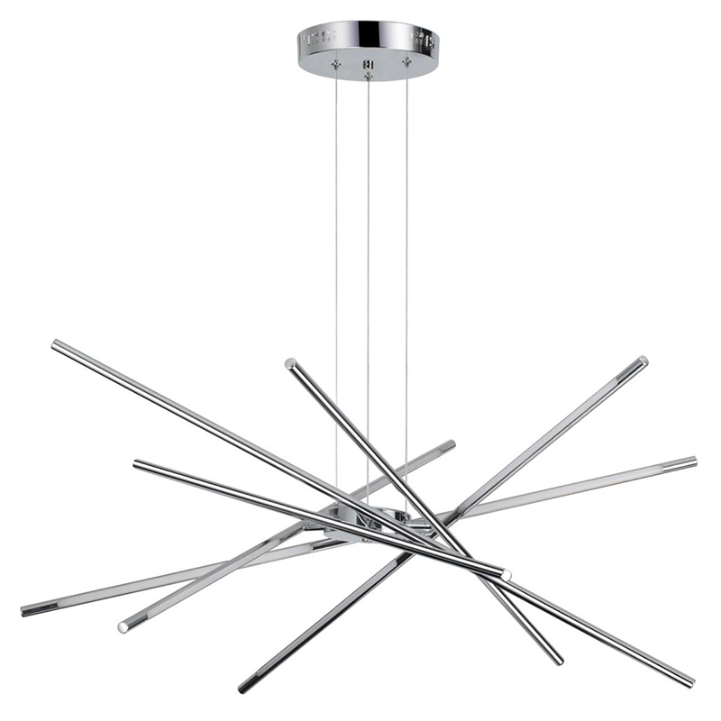 Люстра Trumpet Tube Chrome Chandelier Хром в Брянске | Loft Concept 