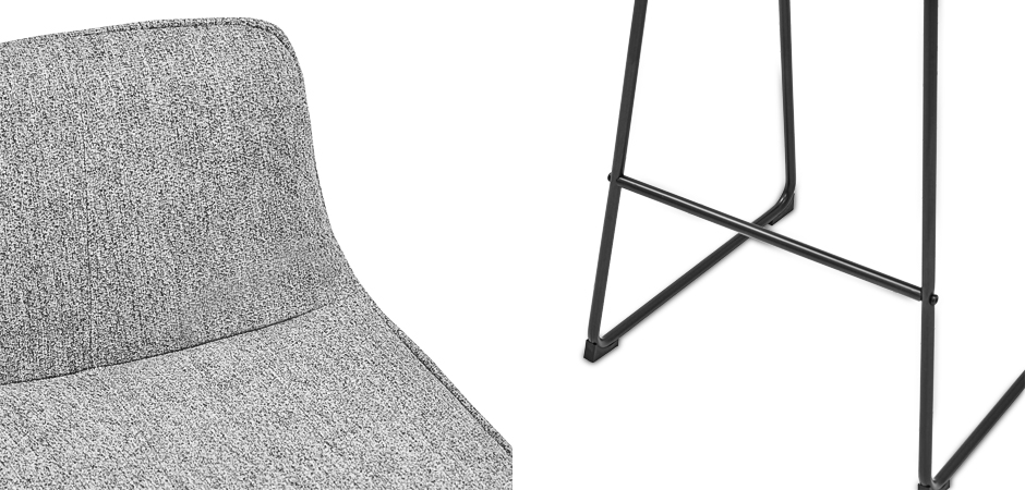 Барный стул Alonzo Bar Stool Gray Барный стул Alonzo Bar Stool Gray - Loft-Concept в Брянске