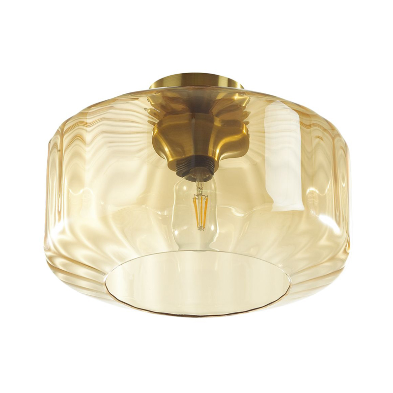 Потолочный светильник Multicolored Glass Bronze Бронза Потолочный светильник Multicolored Glass Bronze Бронза в Брянске | Loft Concept