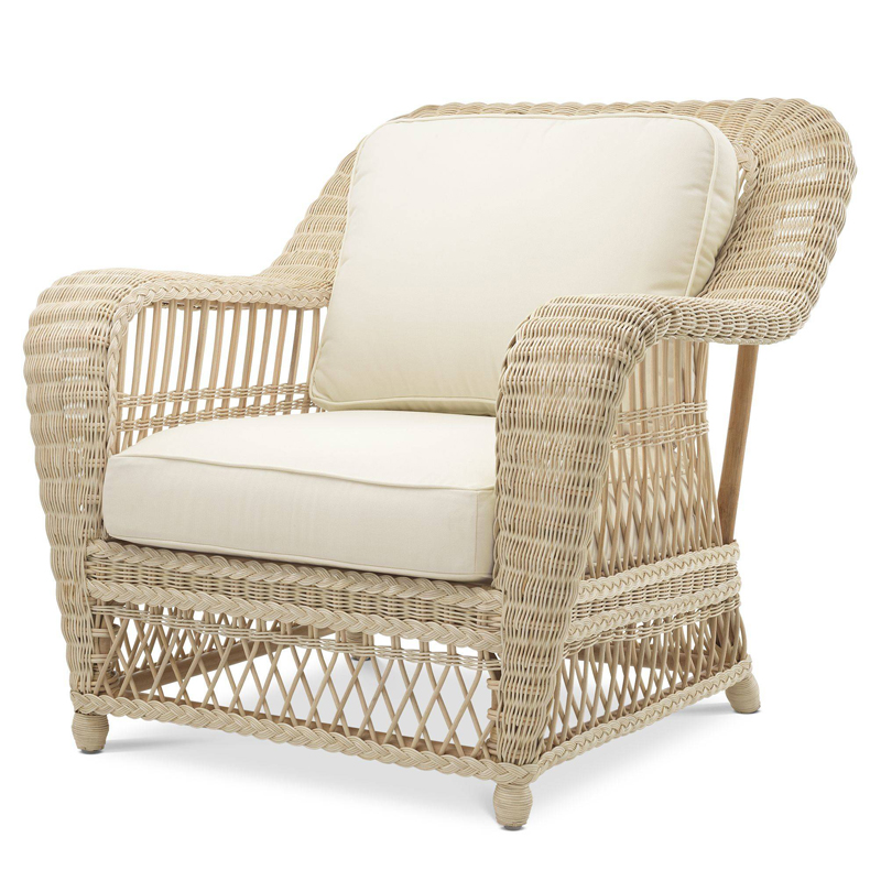 Кресло Eichholtz Chair Barbados Бежевый Кремовый Кресло Eichholtz Chair Barbados Бежевый Кремовый в Брянске | Loft Concept