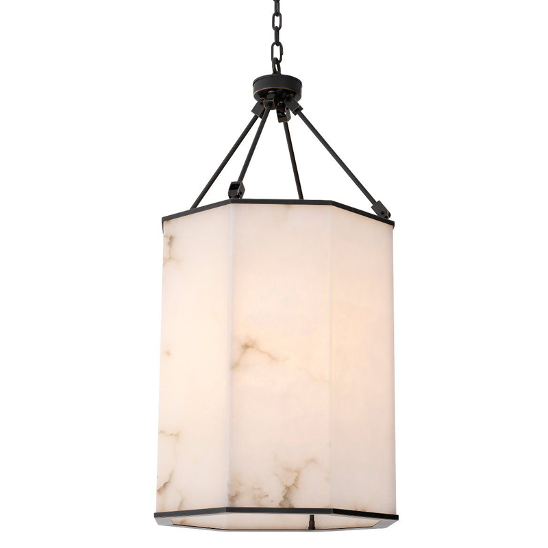 Подвесной светильник Eichholtz Chandelier Victoire L Белый Темная бронза Подвесной светильник Eichholtz Chandelier Victoire L Белый Темная бронза в Брянске | Loft Concept