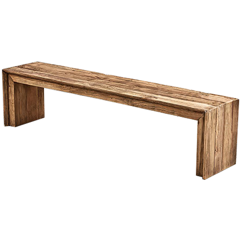 Скамья в стиле лофт Cline Wood Bench Древесина в Брянске | Loft Concept 