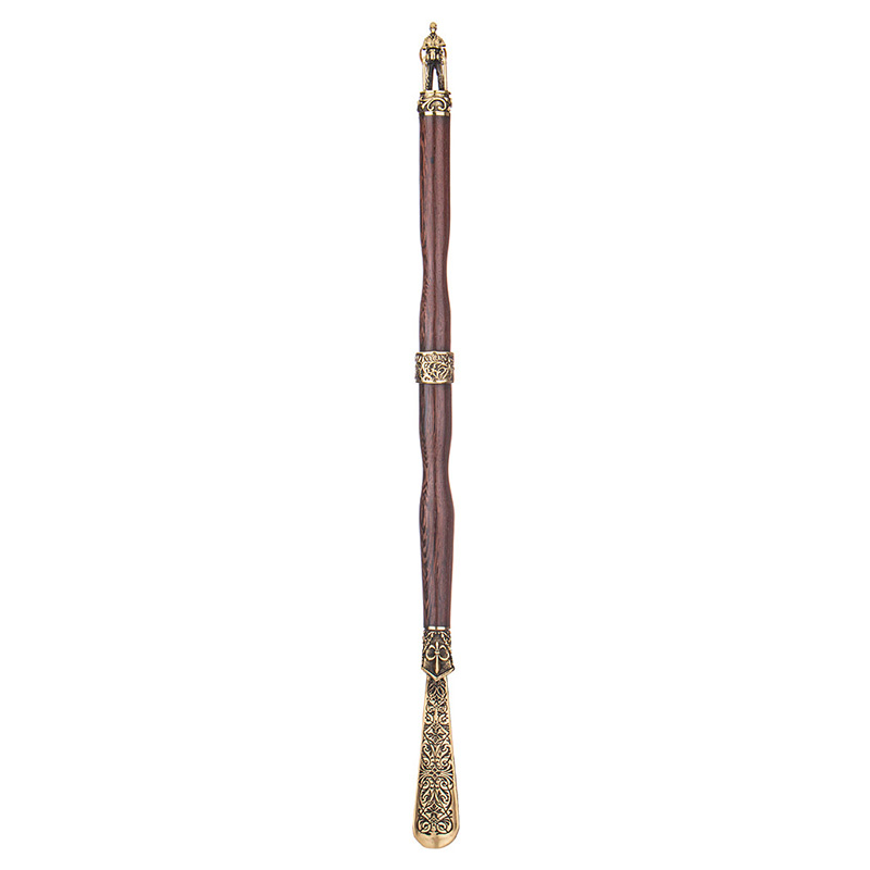 Ложка для обуви с декоративными вставками из бронзы Gasman Decorative Shoehorns Бронза Коричневый в Брянске | Loft Concept 