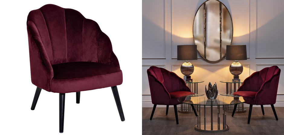 Кресло FolioFlower Armchair burgundy Кресло FolioFlower Armchair burgundy - Loft-Concept в Брянске