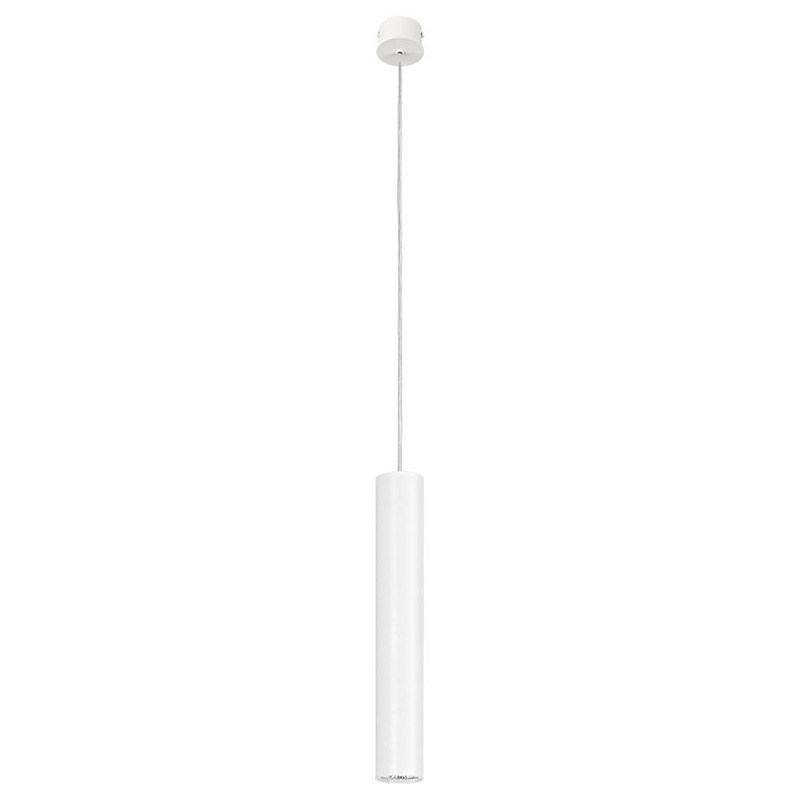 Подвесной светильник Luis Trumpet Tube White Lamp 40 Белый Подвесной светильник Luis Trumpet Tube White Lamp 40 Белый в Брянске | Loft Concept