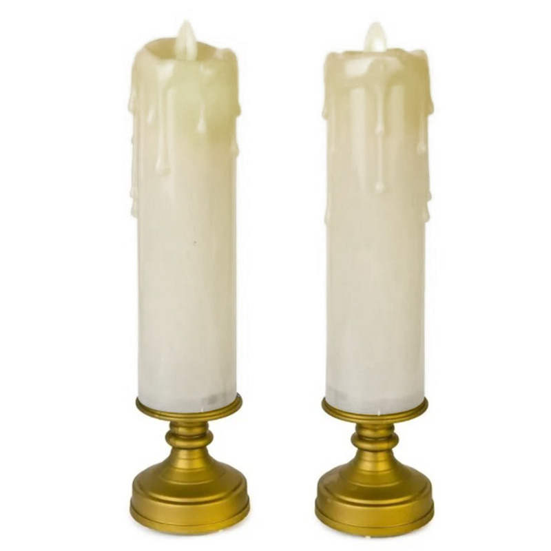 Набор свечей Two LED Candles Латунь Набор свечей Two LED Candles Латунь в Брянске | Loft Concept