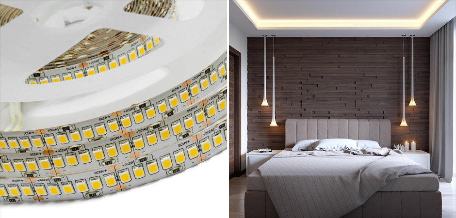 Светодиодная лента 26W/m 240Led/m 2835SMD теплый белый Светодиодная лента 26W/m 240Led/m 2835SMD теплый белый - Loft-Concept в Брянске