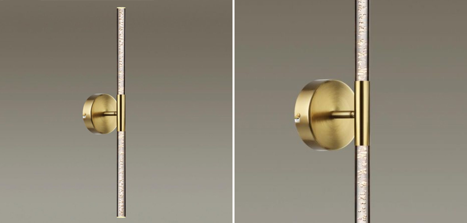 Бра Trumpet tube Two-way Золотое Бра Trumpet tube Two-way Золотое - Loft-Concept в Брянске