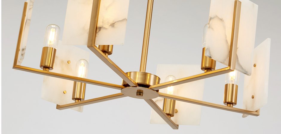 Люстра Marble square Chandelier Люстра Marble square Chandelier - Loft-Concept в Брянске