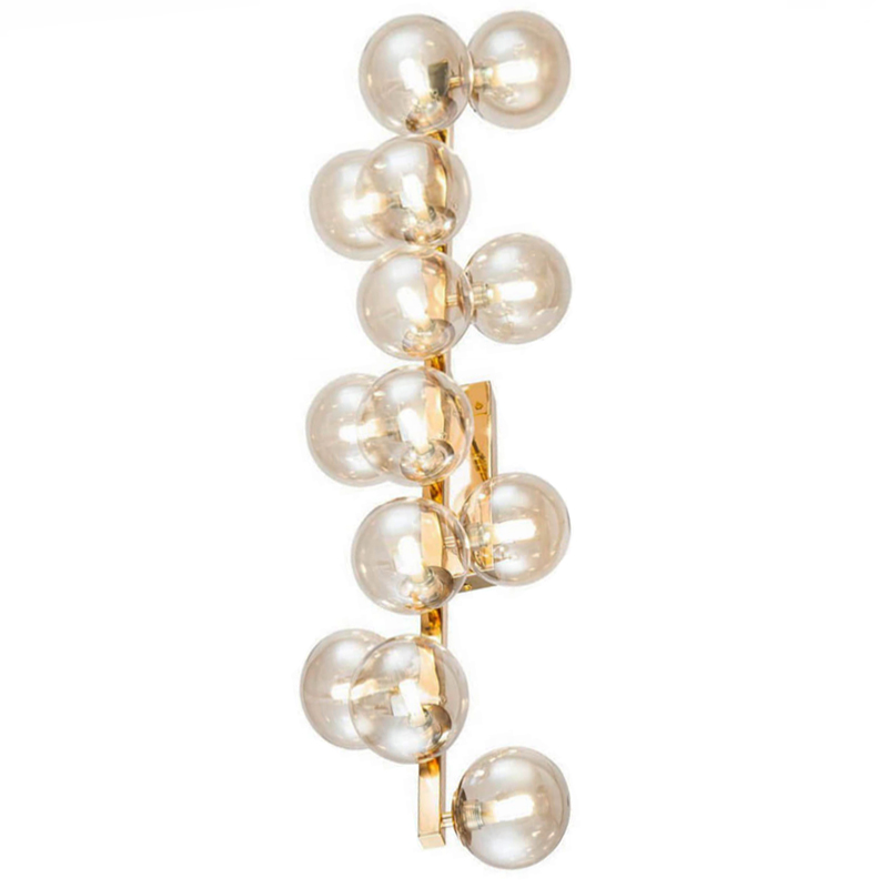 Бра Berries Chandelier Amber 13 Глянцевое золото Янтарь (Amber) Бра Berries Chandelier Amber 13 Глянцевое золото Янтарь (Amber) в Брянске | Loft Concept