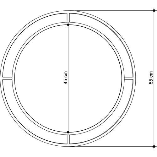 Настенное зеркало круглой формы в черной металлической раме BUBBLE MIRROR BLACK Настенное зеркало круглой формы в черной металлической раме BUBBLE MIRROR BLACK в Брянске
